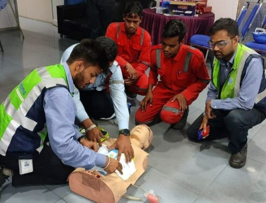 First Aide Training, Safe Training Services, working at height